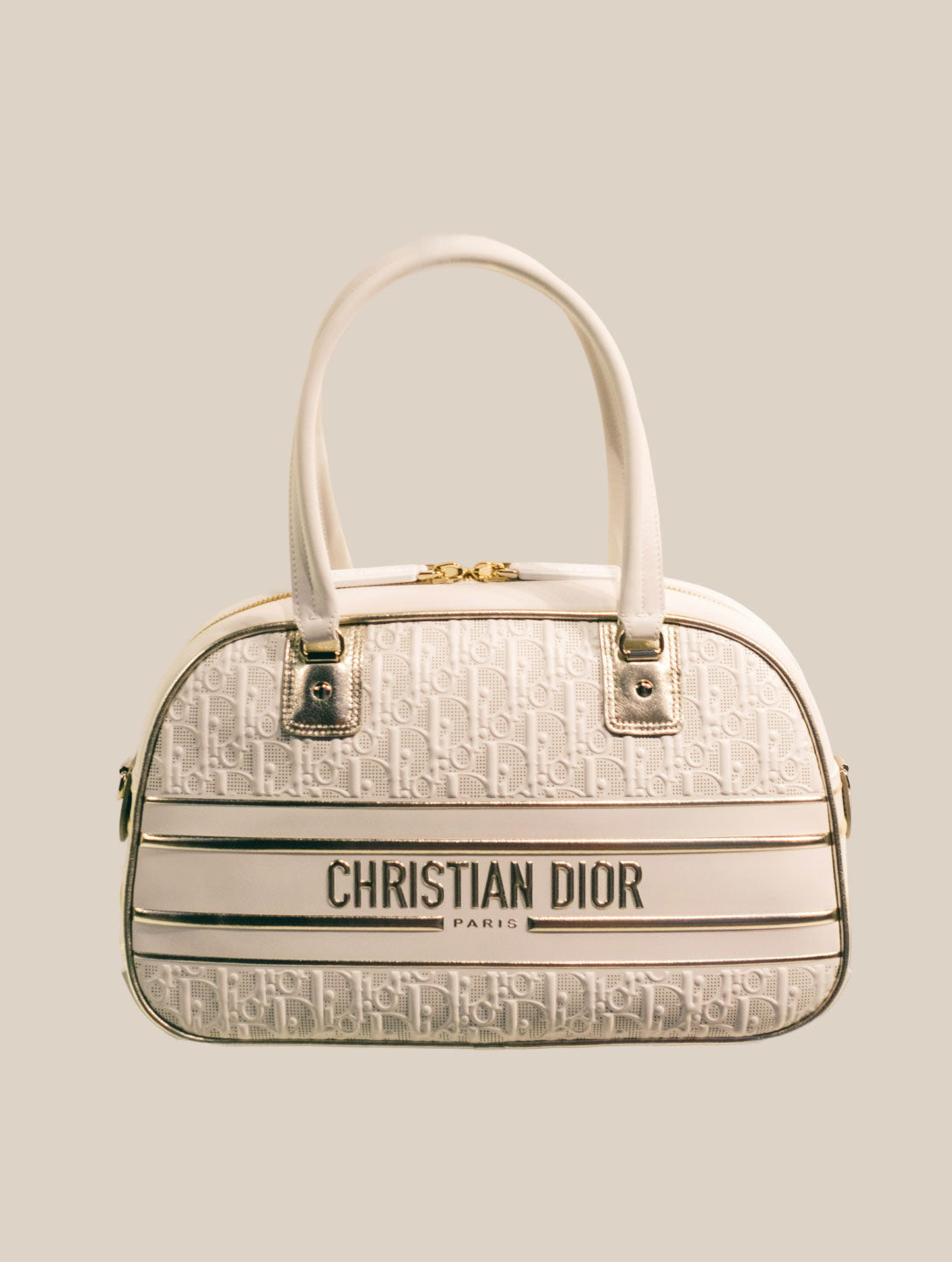 Christian Dior Vibe Bowling Jacquard Bag